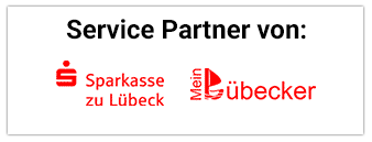 Siegel Servicepartner von MeinLübecker der Sparkasse zu Lübeck